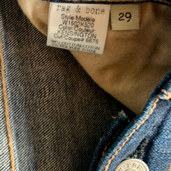 Rag & Bone skinny jeans (Kensington) - Picture 4 of 4